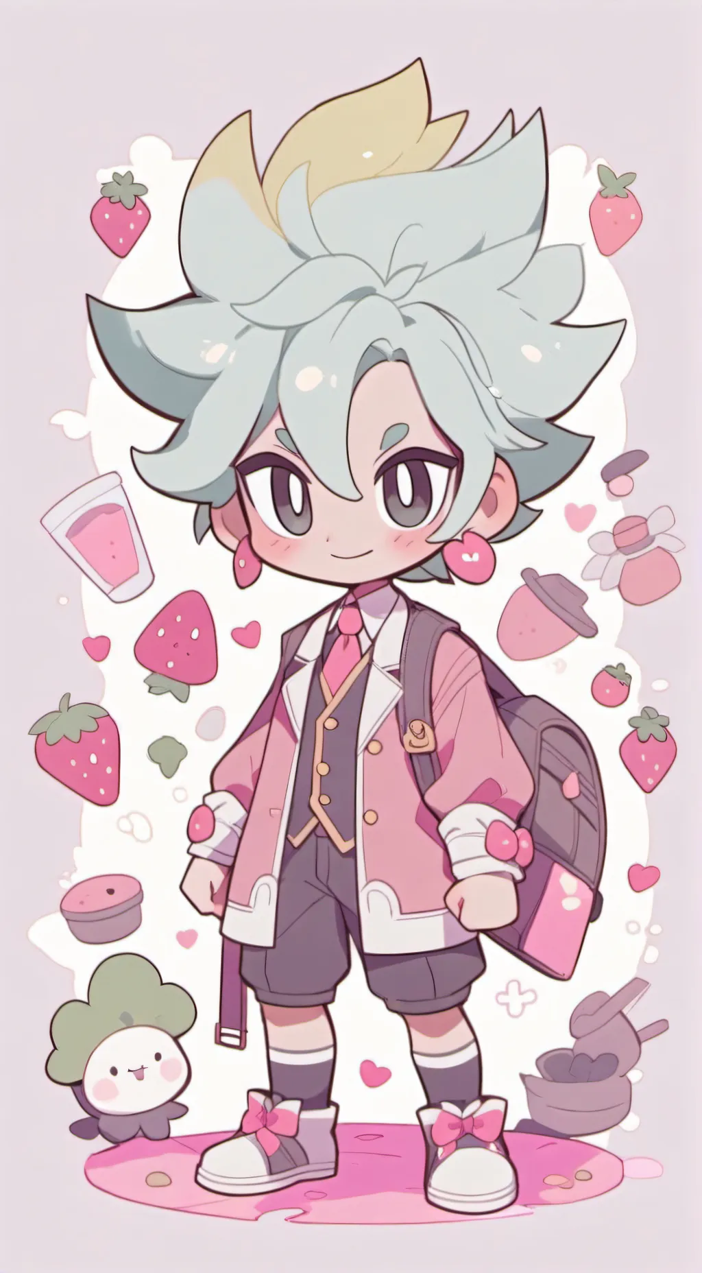 ai character: sprout dandys worl background