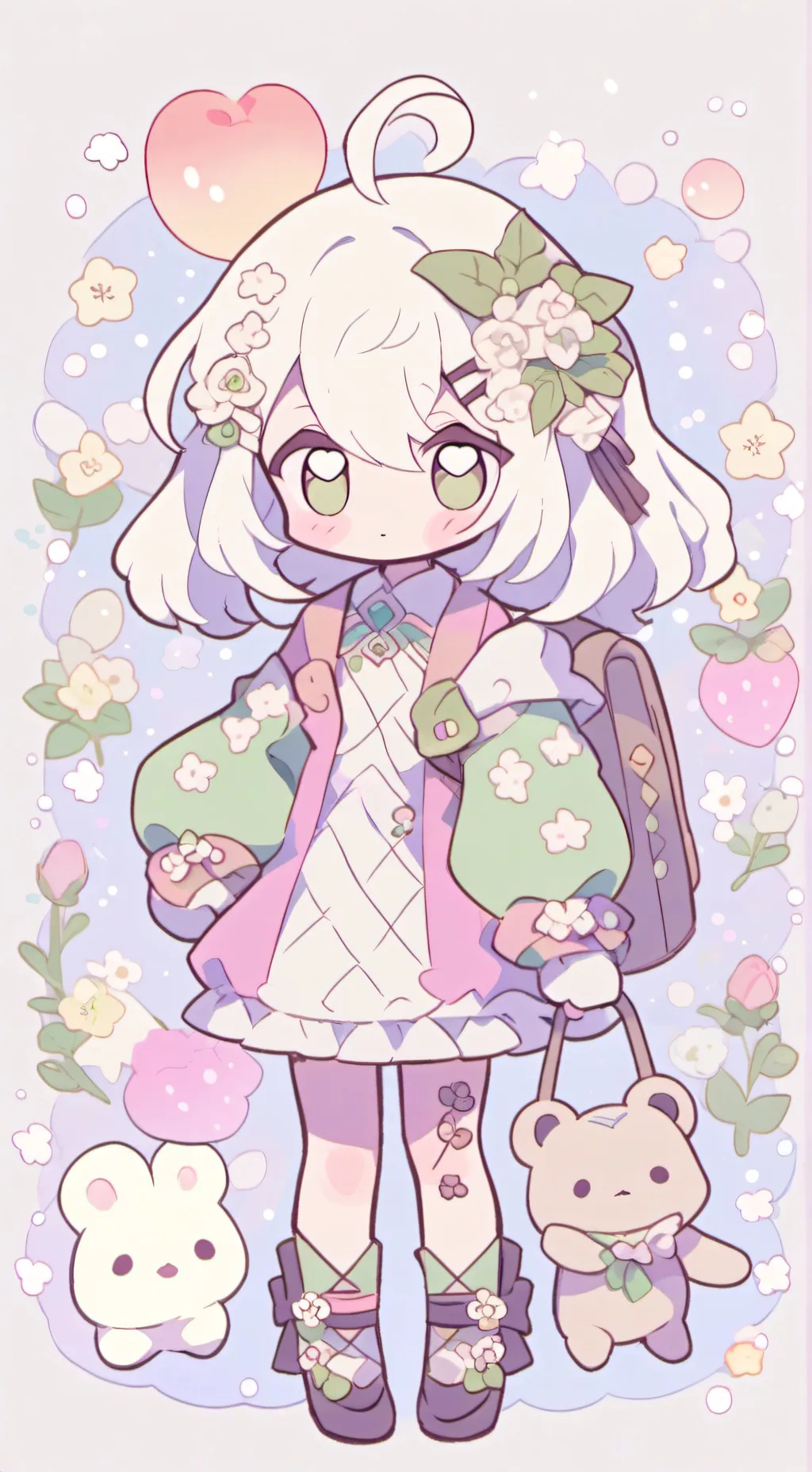 ai character: fpe (GREEN) background