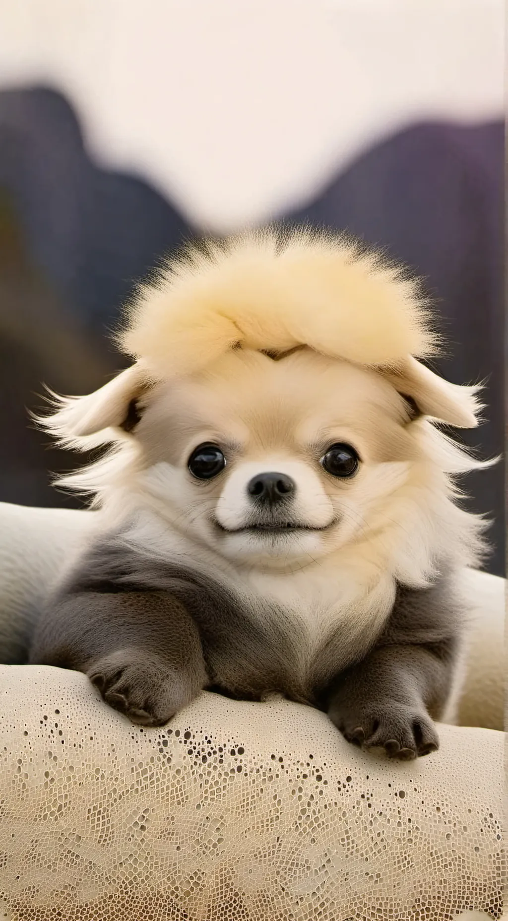 ai character: APT dog background