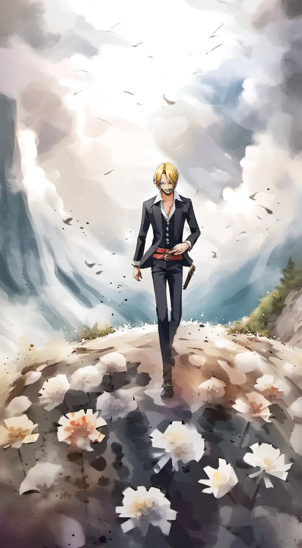 ai character: Sanji background