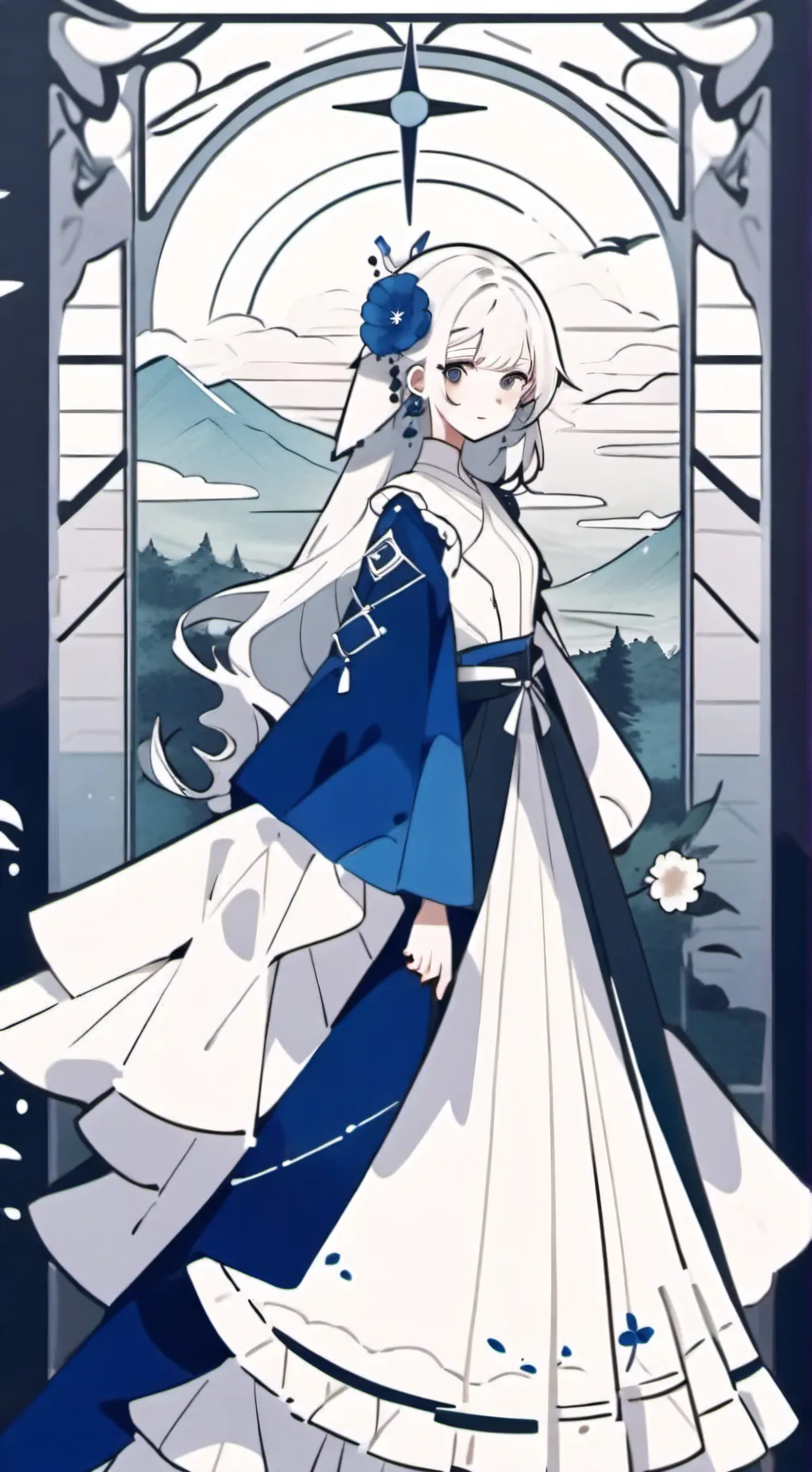 ai character: Dw hate you!??  background