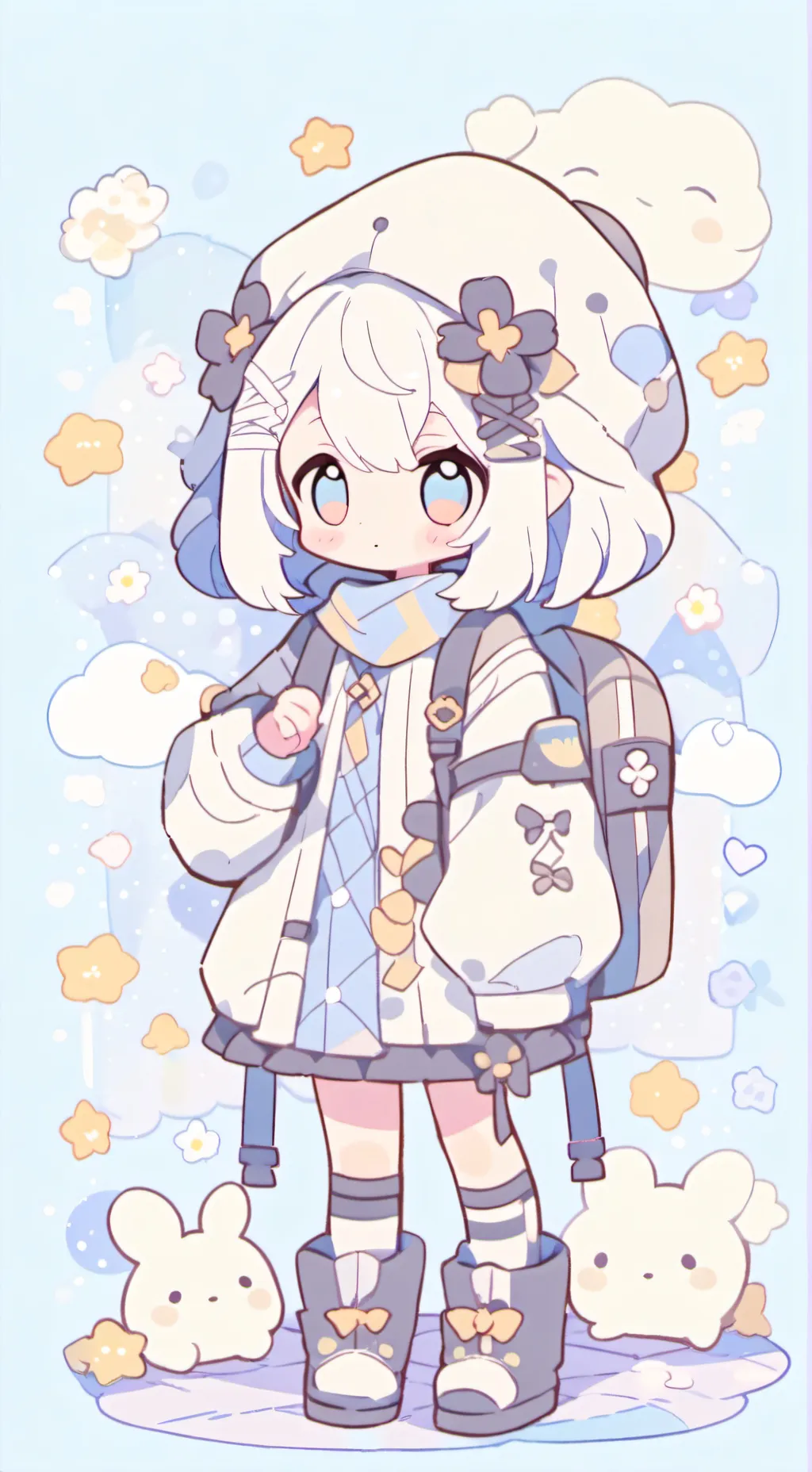 ai character: dandys world  background