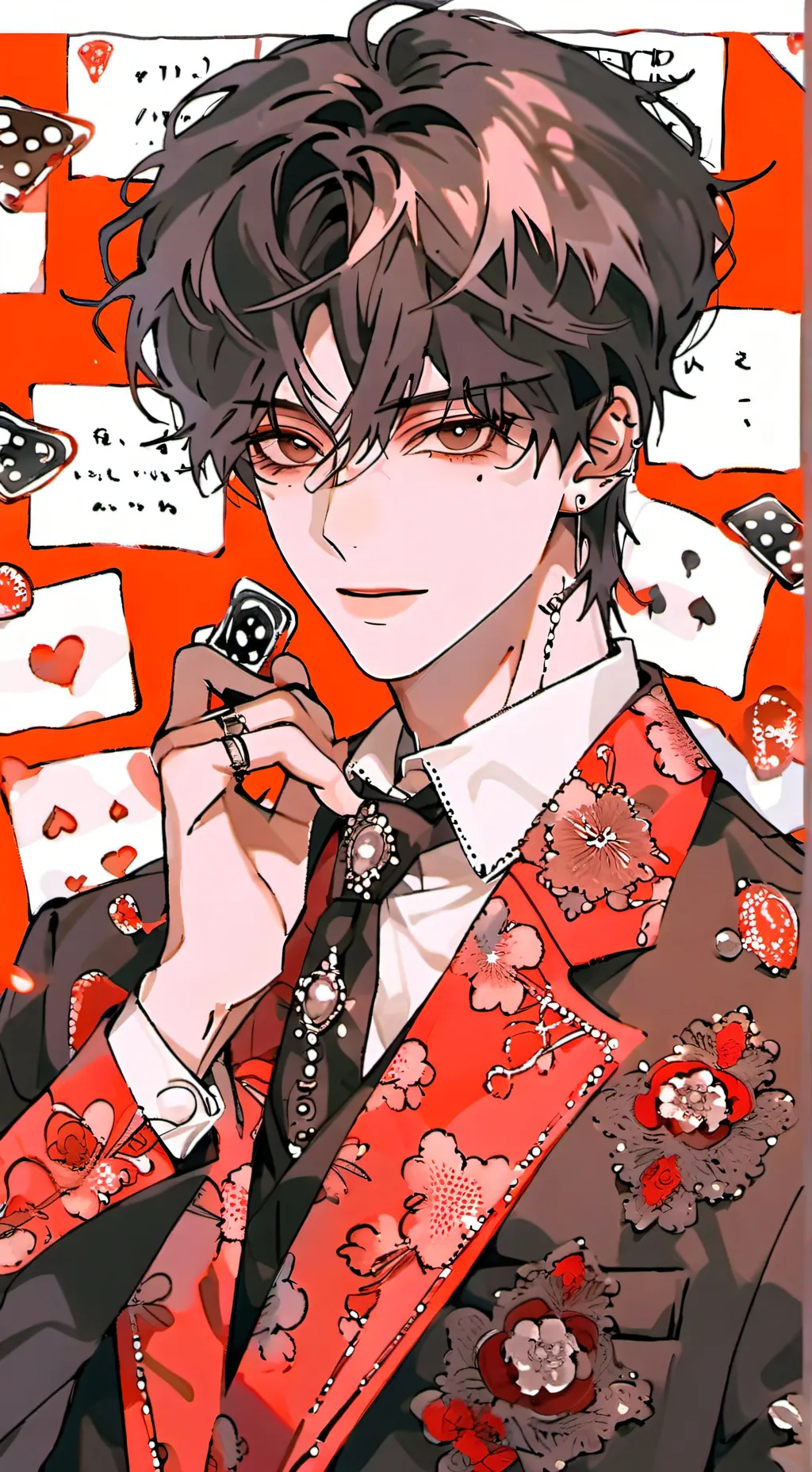 ai character: ∆{ⓁⓊⒸⒶⓈ}∆ background