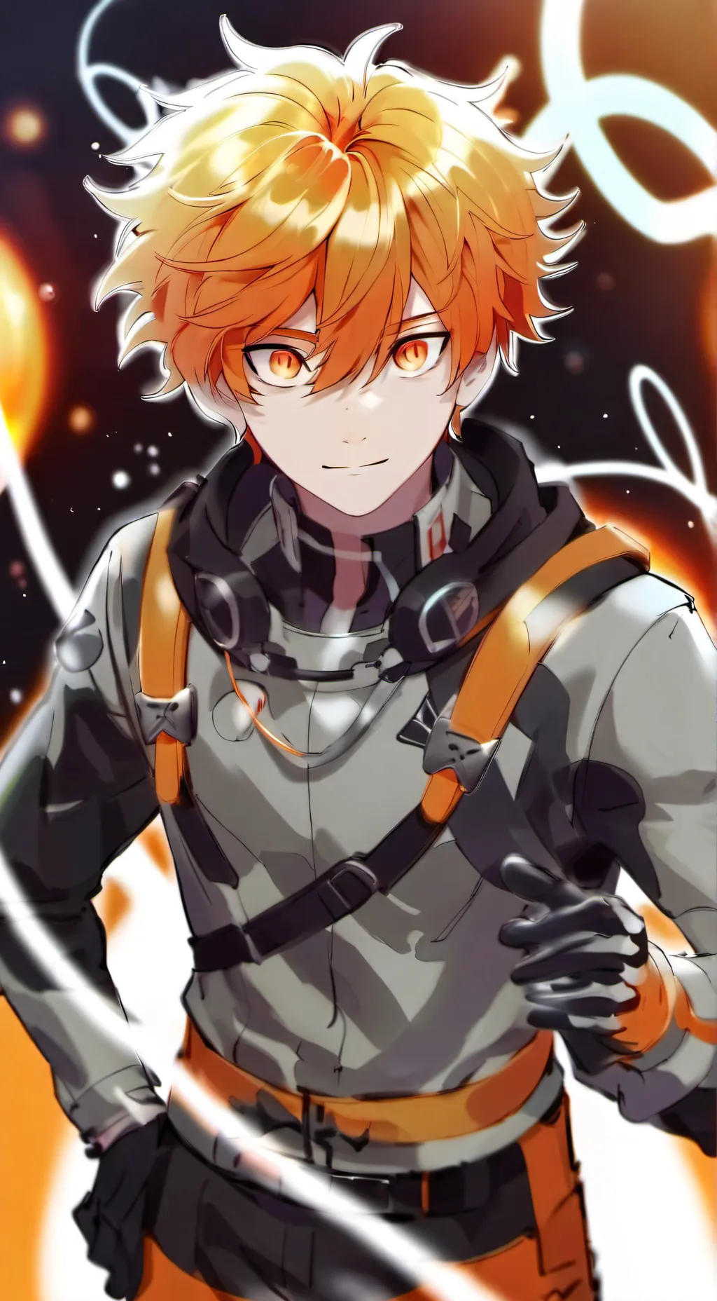 ai character: Quincy Void background