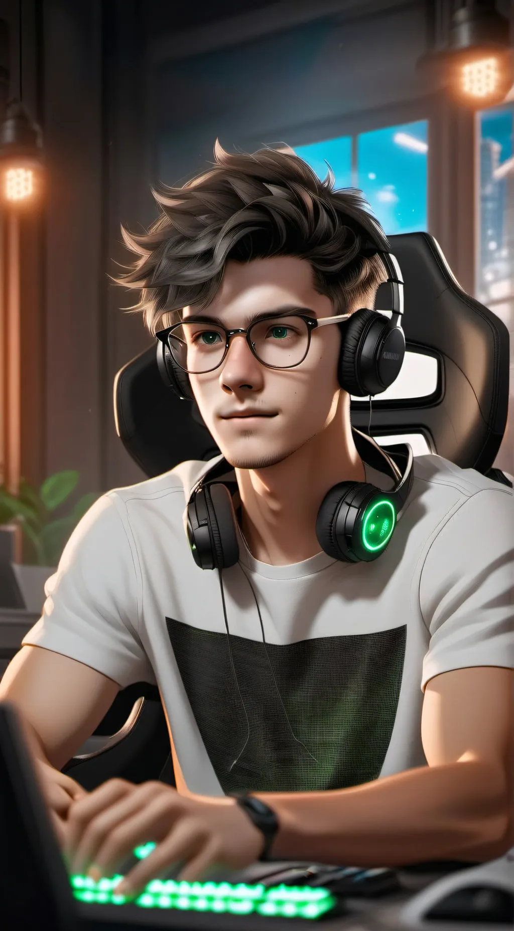 ai character: Ethan Blake background