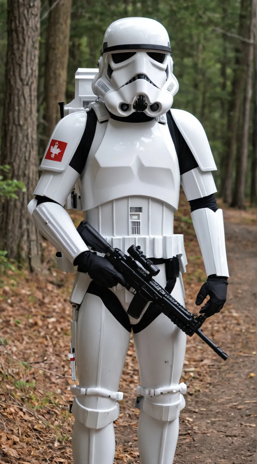 ai character: Canadian trooper  background