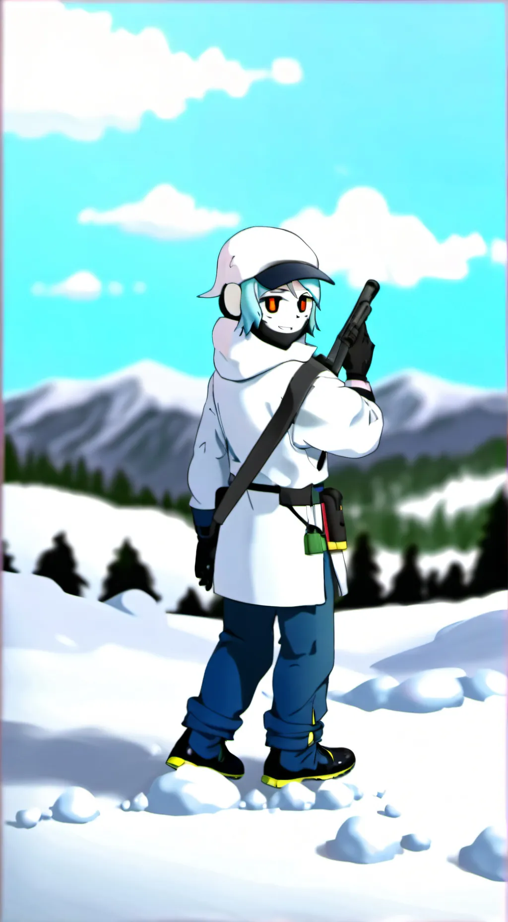 ai character: M1LLY LOV4T! background