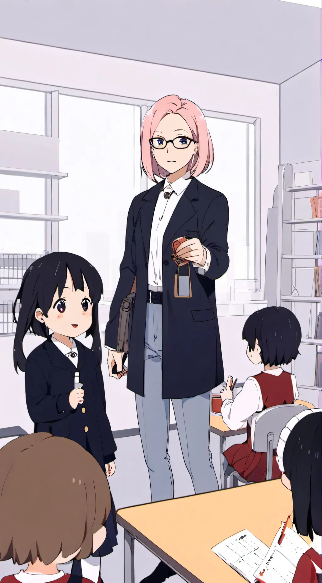 ai character: clase de 7mo background