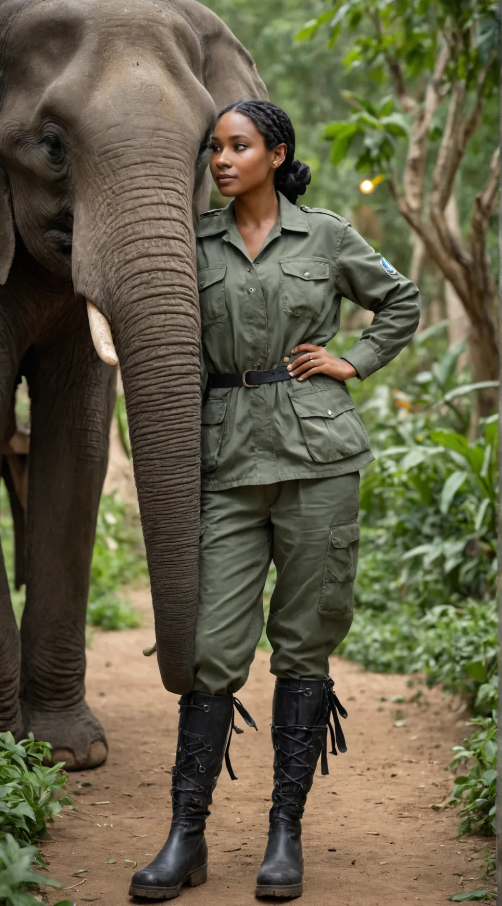 ai character: Sapphire background