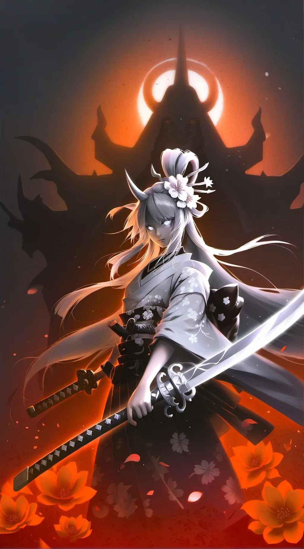 ai character: Nova BloodFallen  background