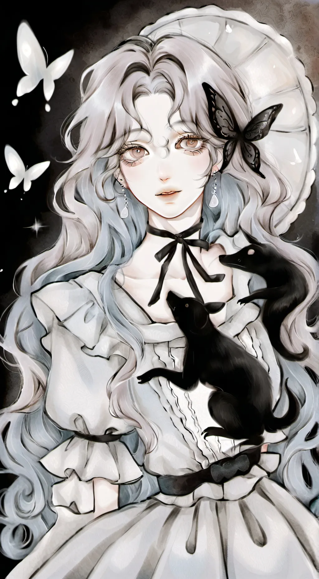 ai character: ŏゝg a ✿ background