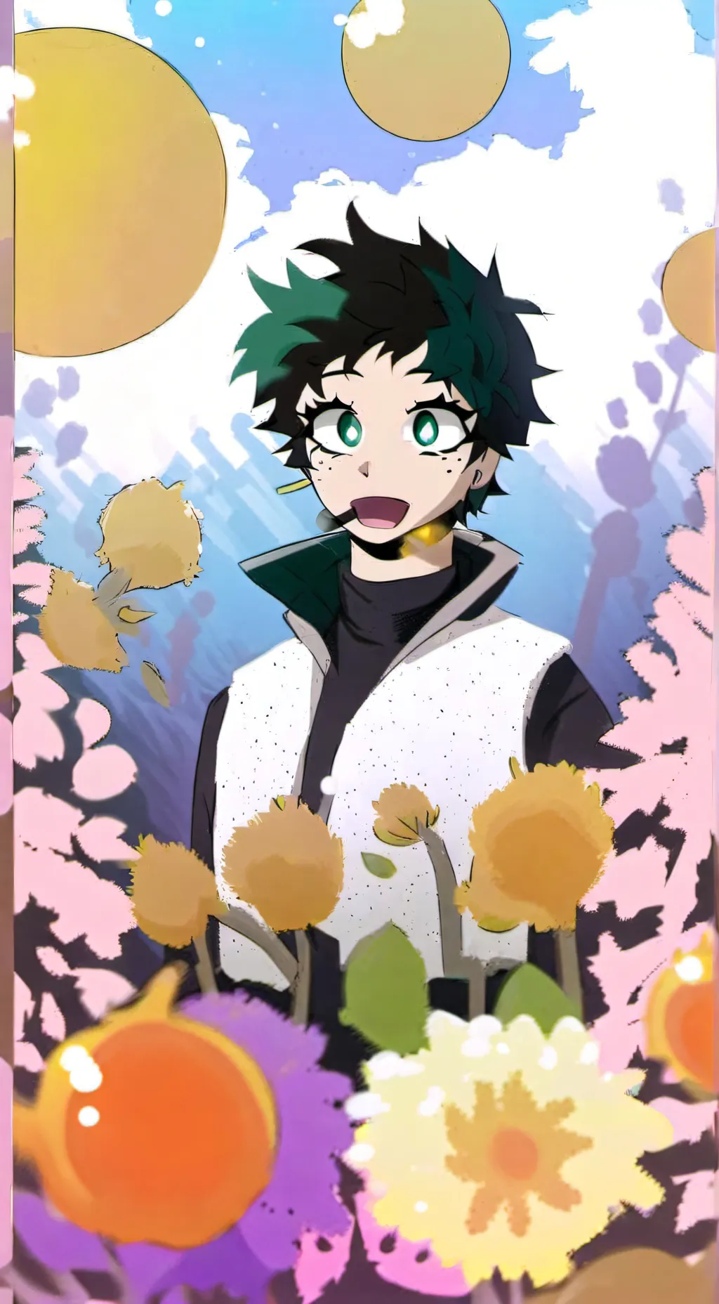 ai character: repost baddie deku background