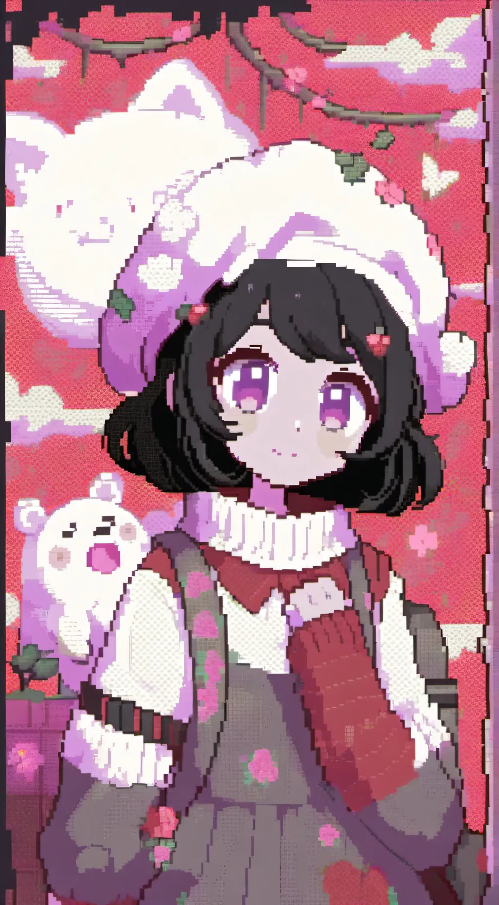 ai character: maiden background