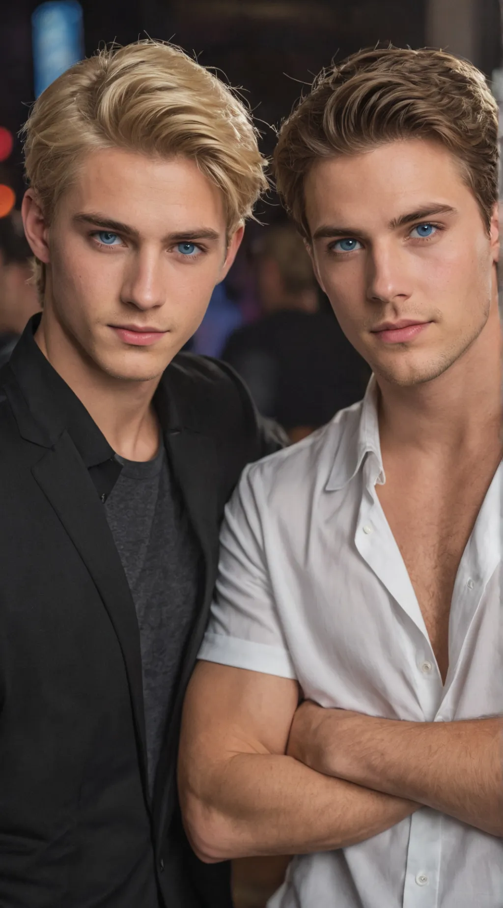 ai character: Nick & Matt Montez background