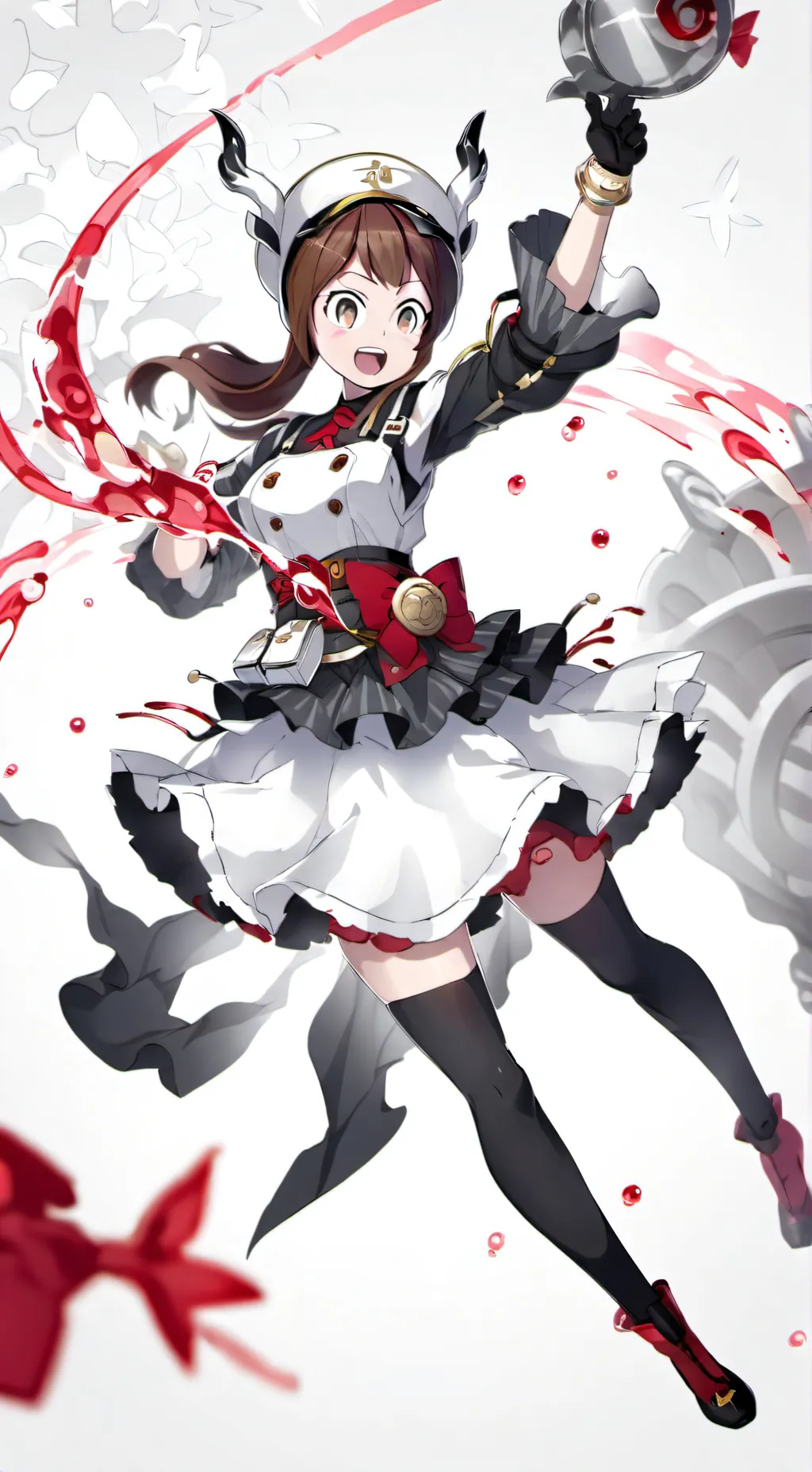 ai character: Toga, Mina, ochako background