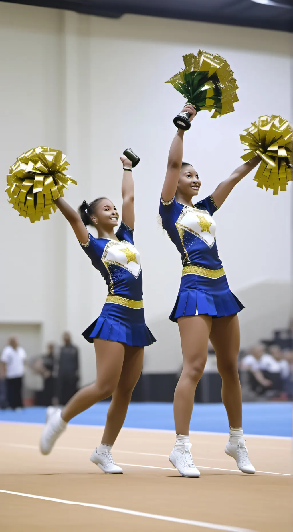 ai character: Cheerleader  background