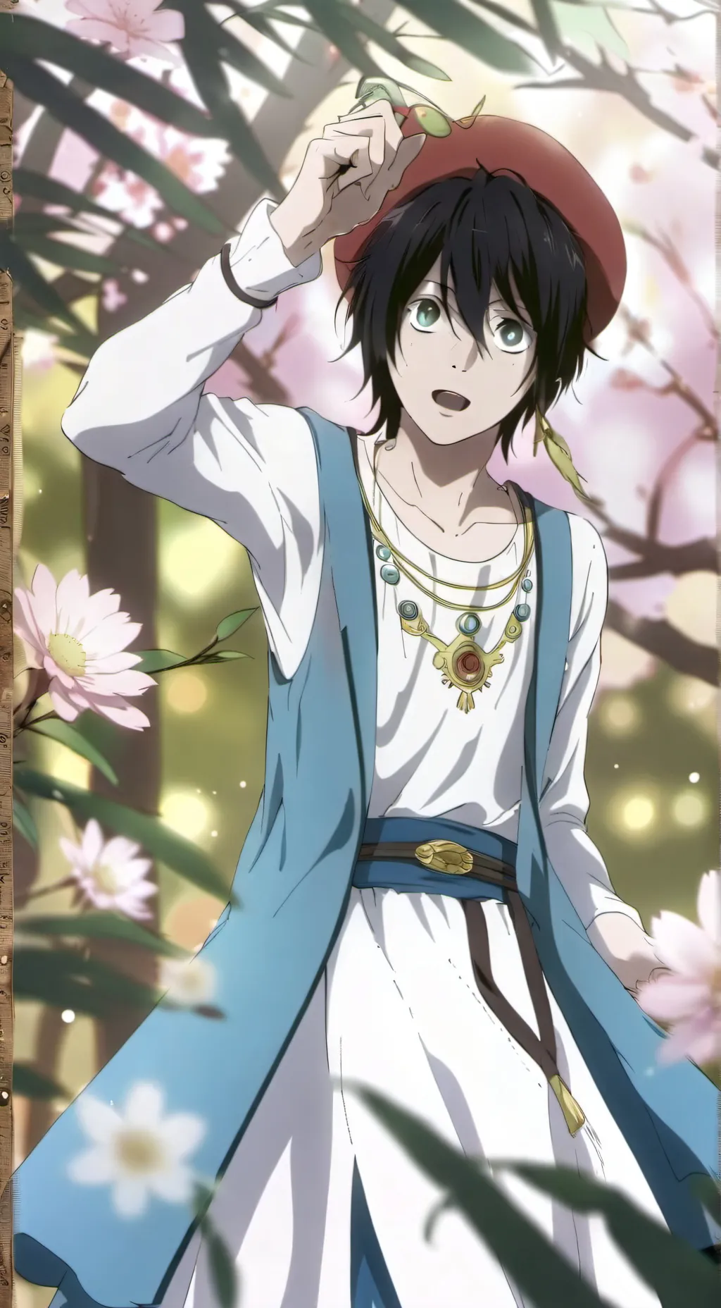 ai character: Alexander 💗 background