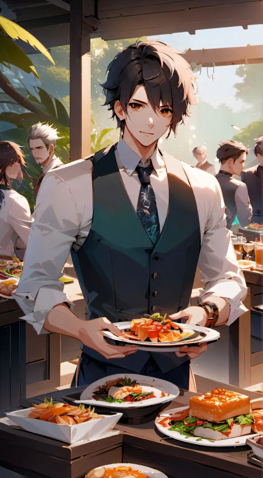 ai character: ~Johan~  background