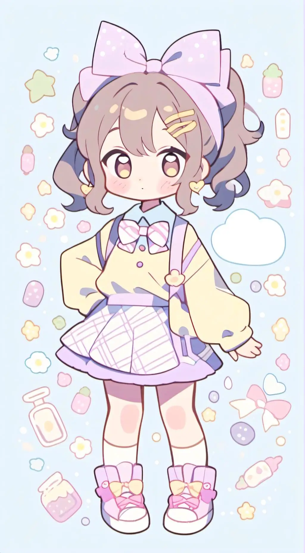 ai character: Ella English  background