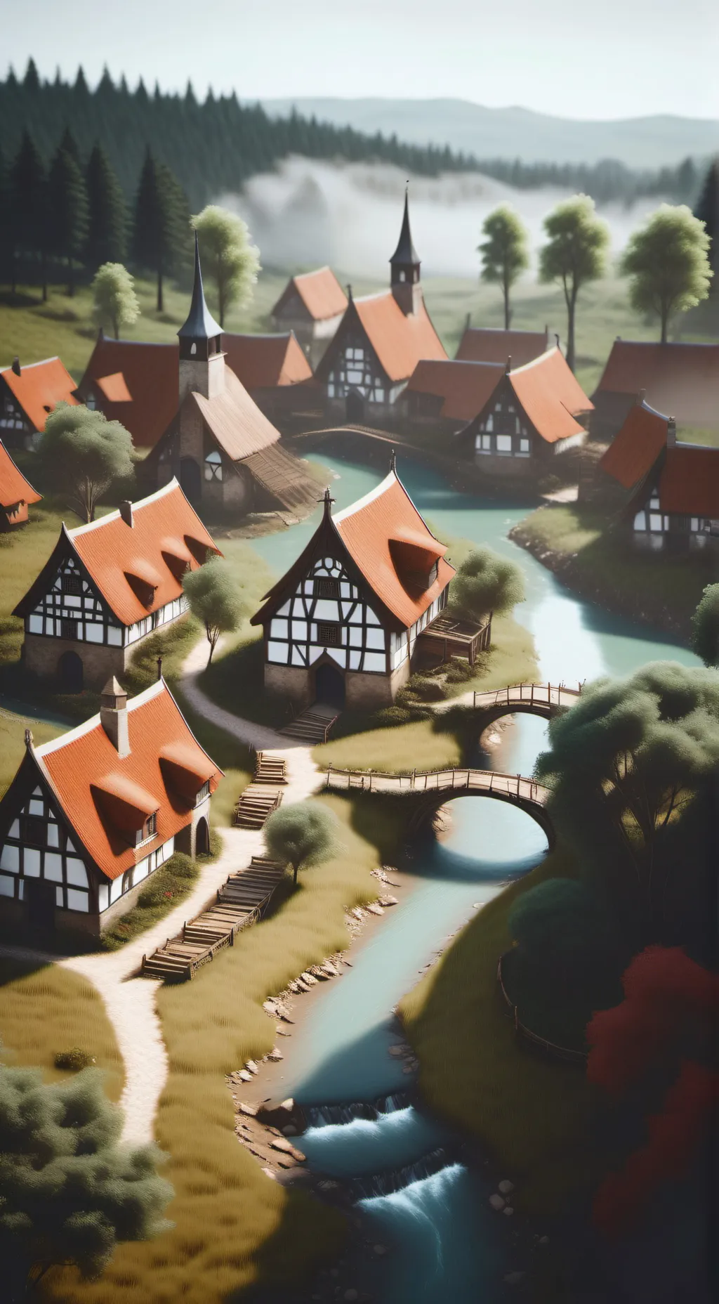 ai character: поселение background