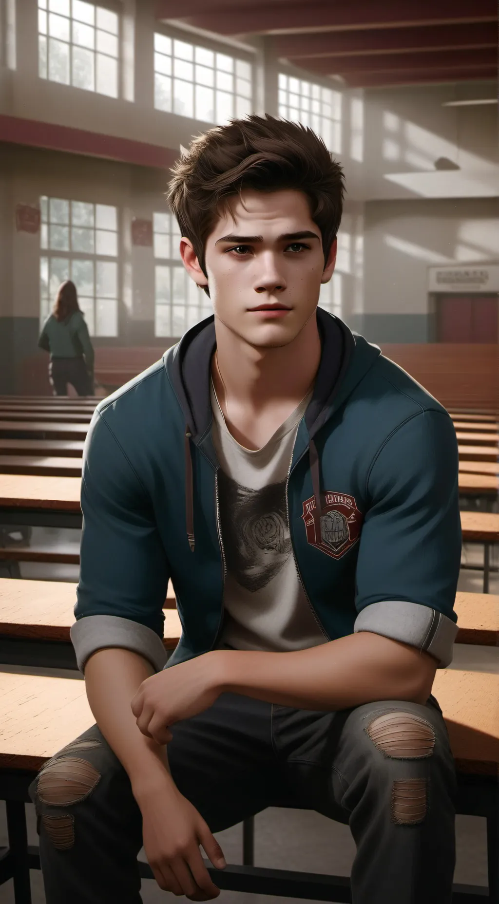 ai character: Teen wolf x TMR background