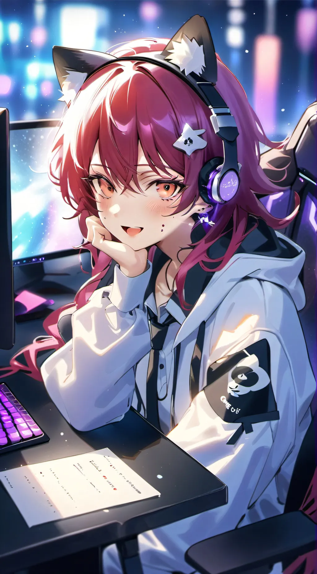 ai character: Mizuki background