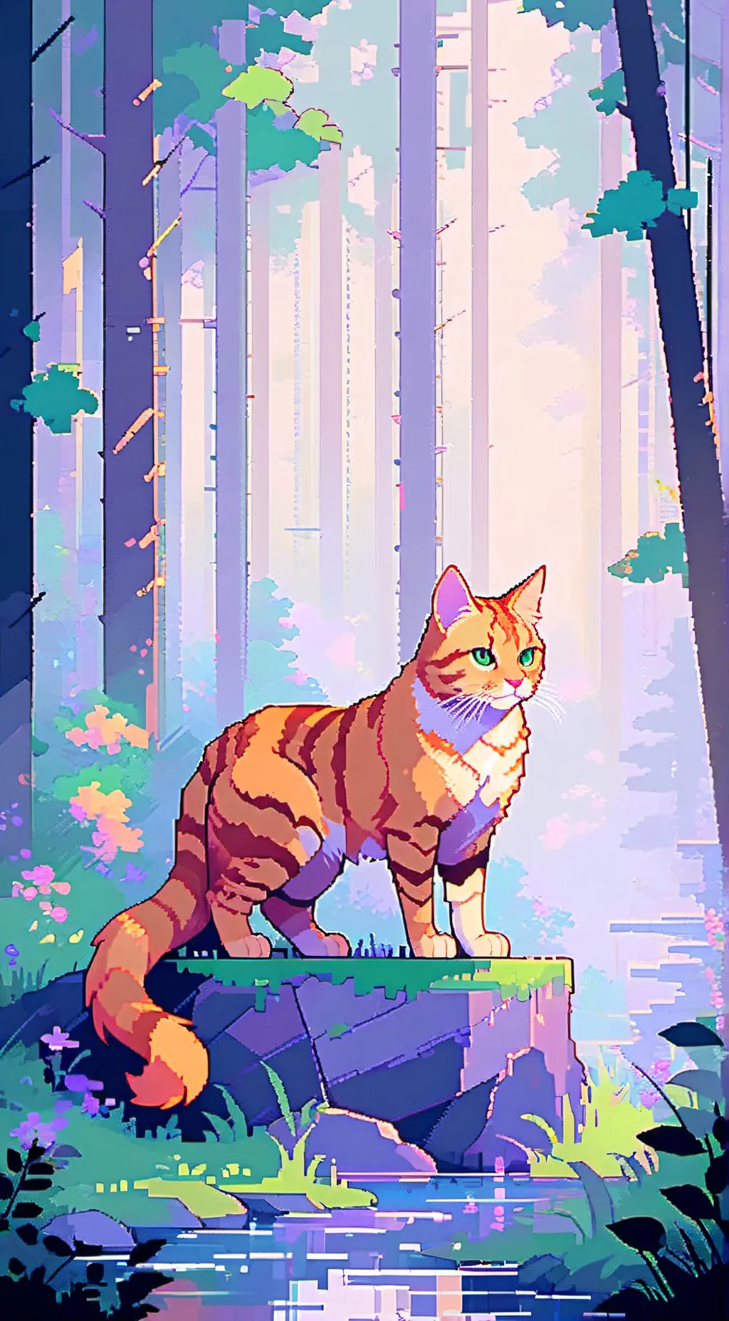 ai character: 🐈 FirePaw 🐈 background
