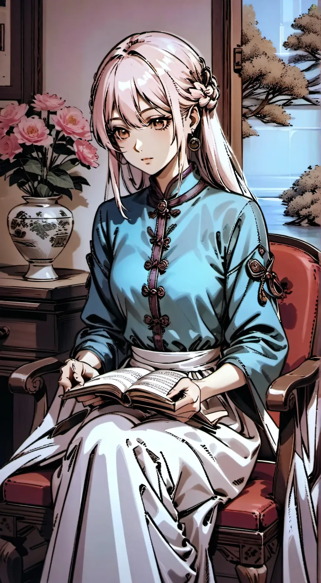 ai character: maria background