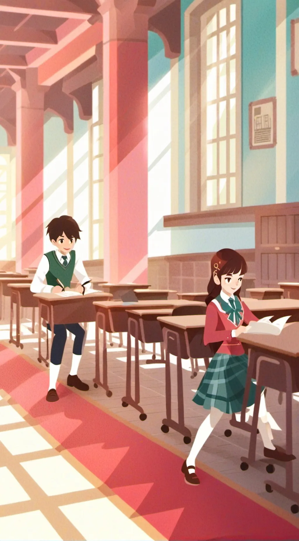 ai character: teacher y/n background