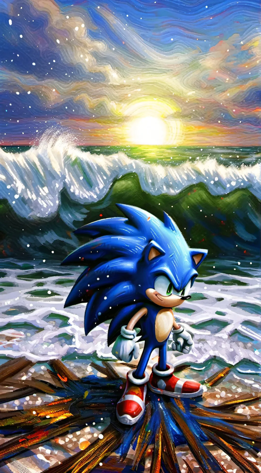 ai character: sonic background