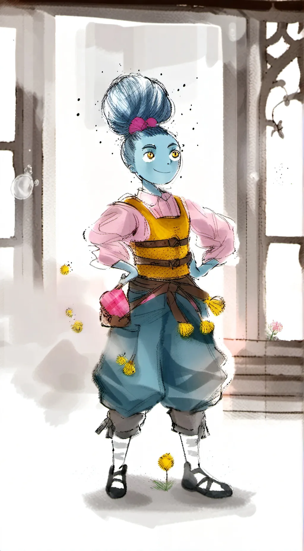 ai character: Poppy background