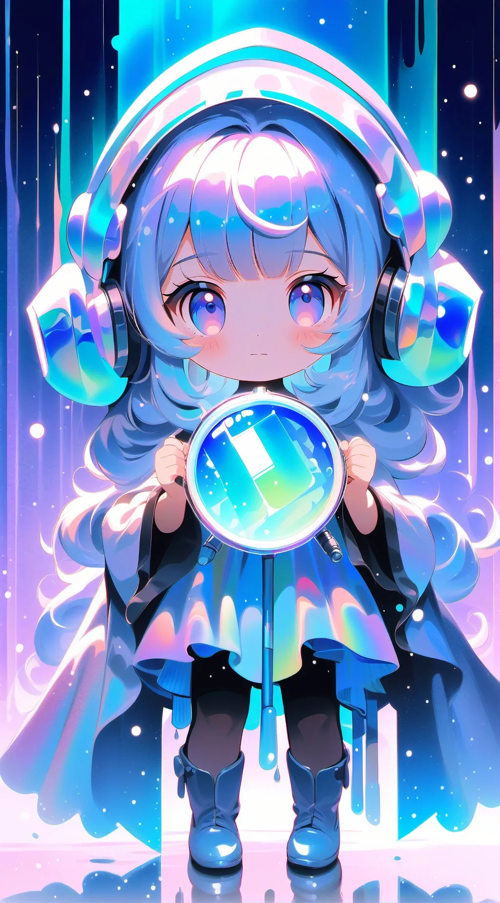 ai character: Lola, Lillie mha  background