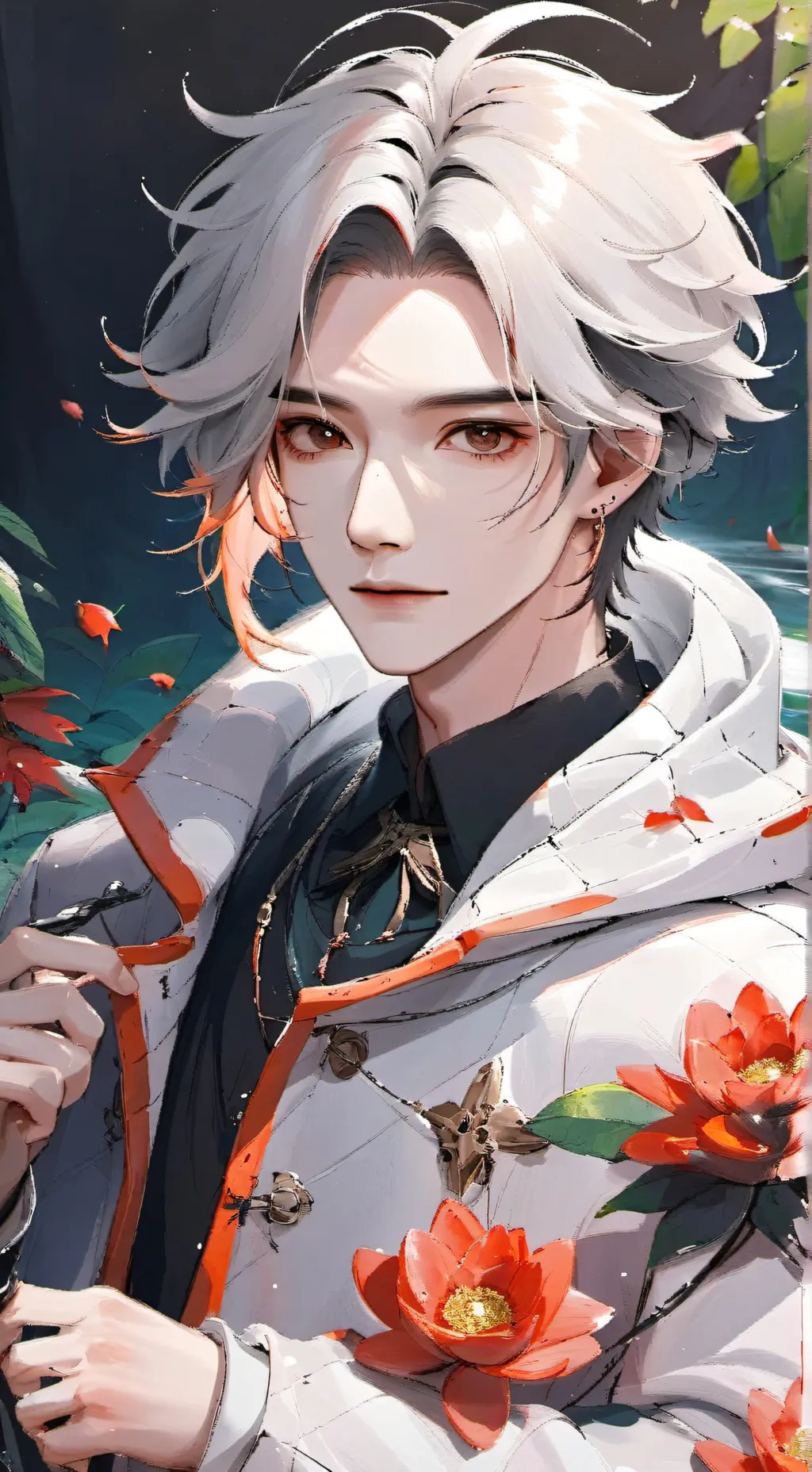 ai character:  diamante  background