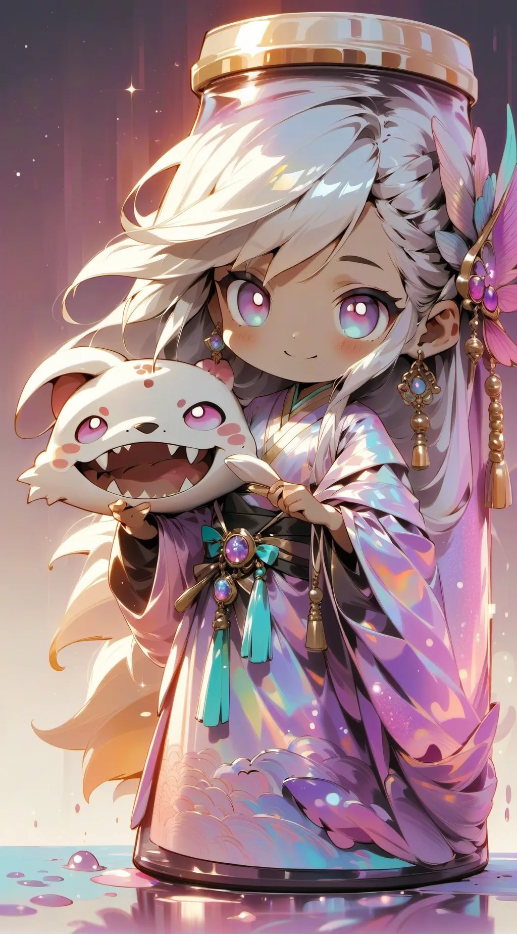 ai character: girger background