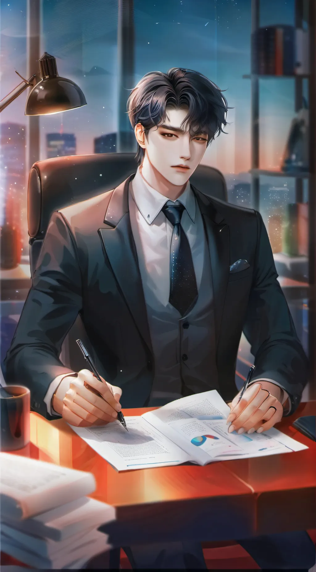 ai character: Alejandro  background