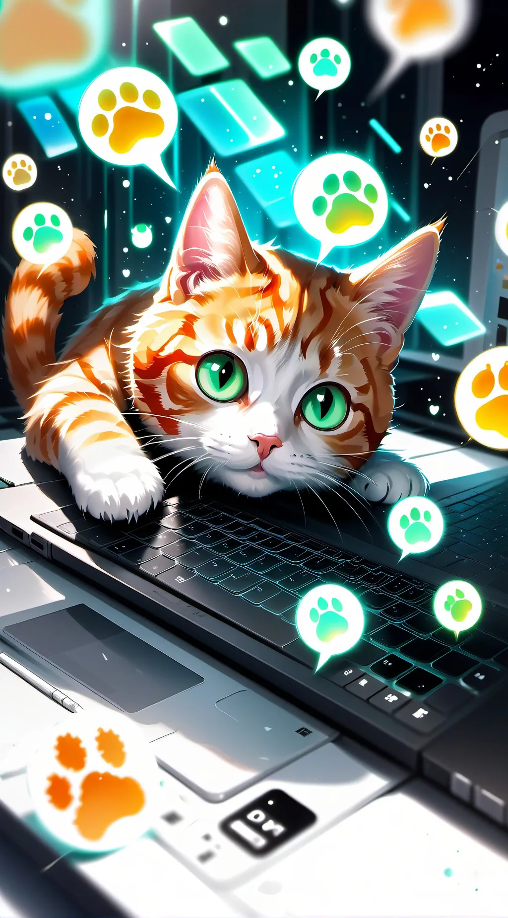 ai character: KeyBuddy background