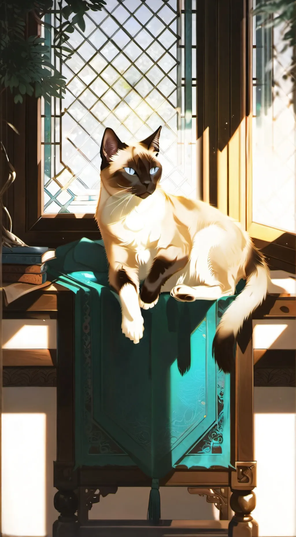 ai character: Kitty background