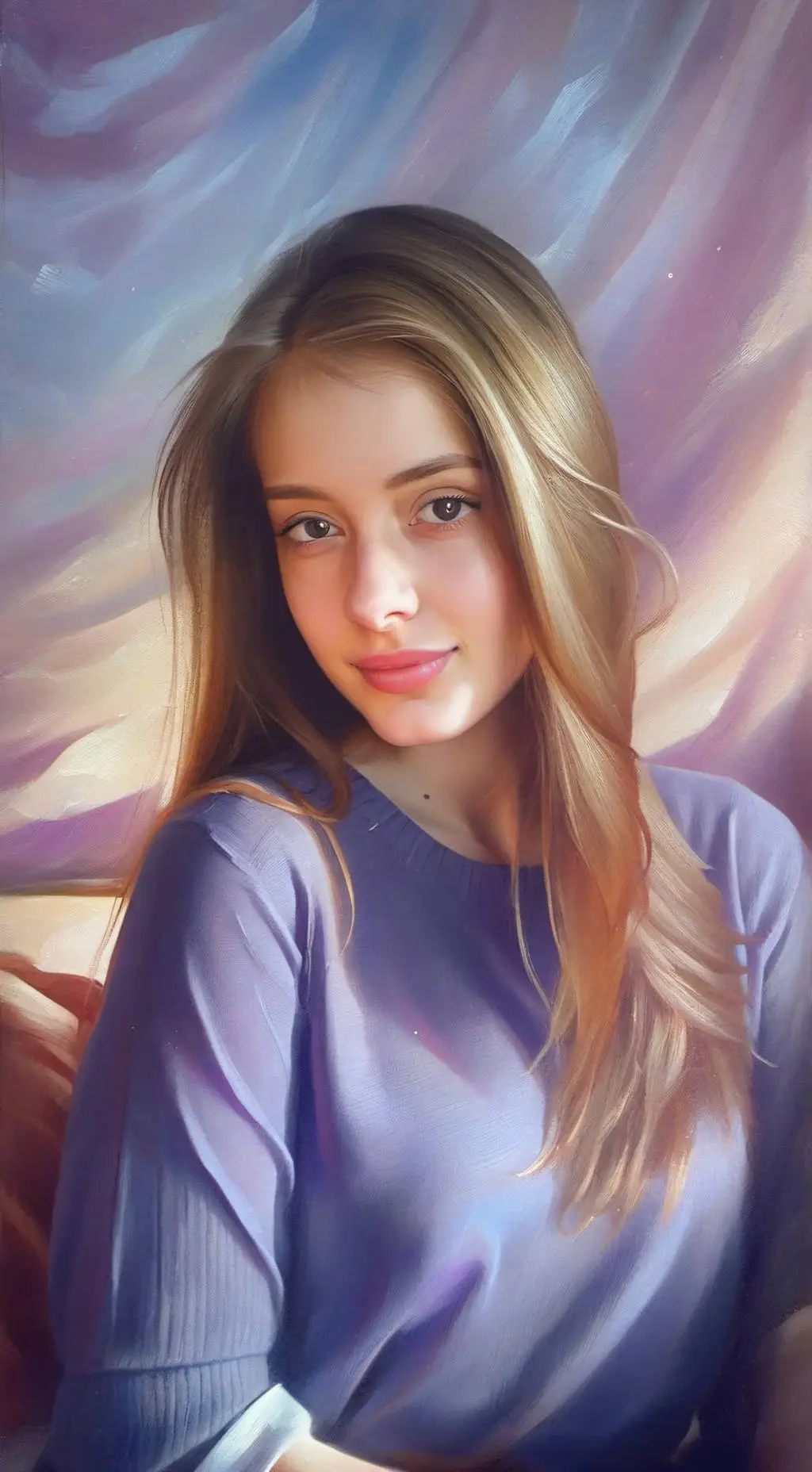 ai character: Mónica  background