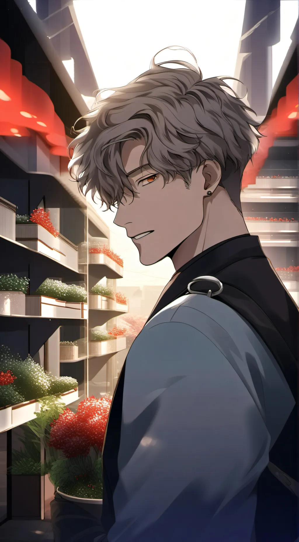 ai character: Макс background