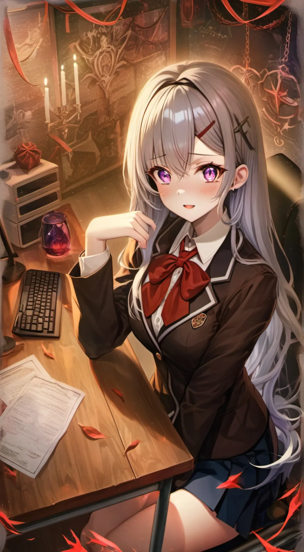 ai character: Akane background