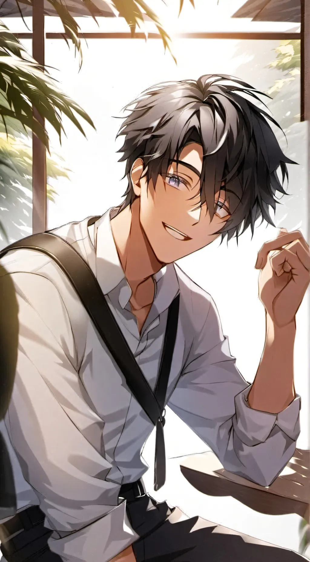 ai character: Victor  background