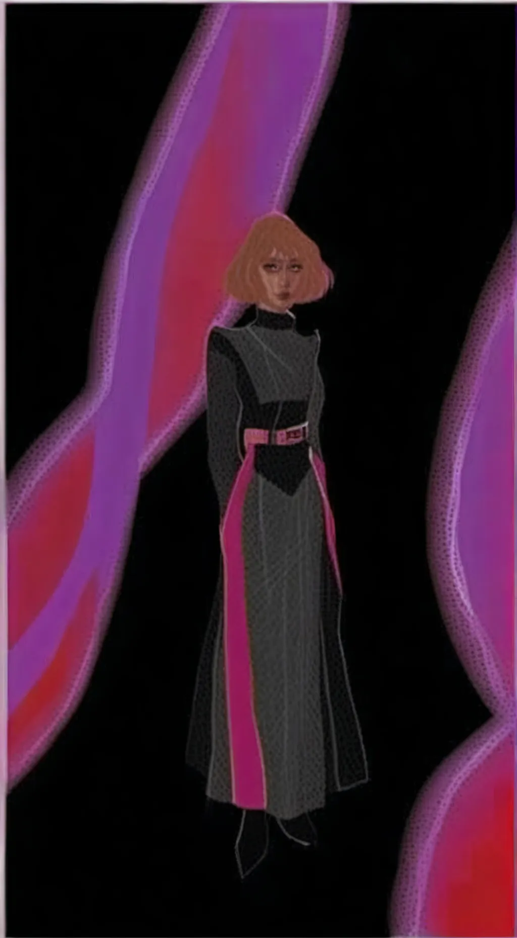 ai character: Clara. A/Mrs.afton background