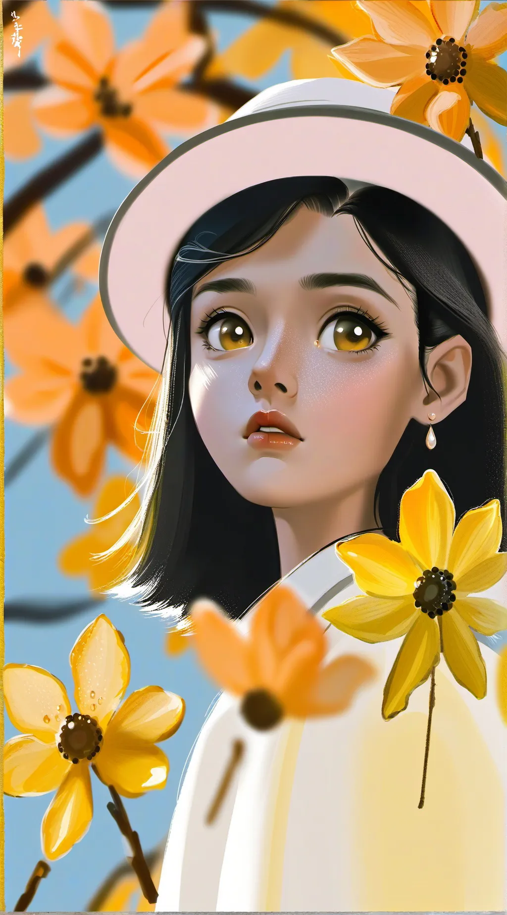 ai character: girly background