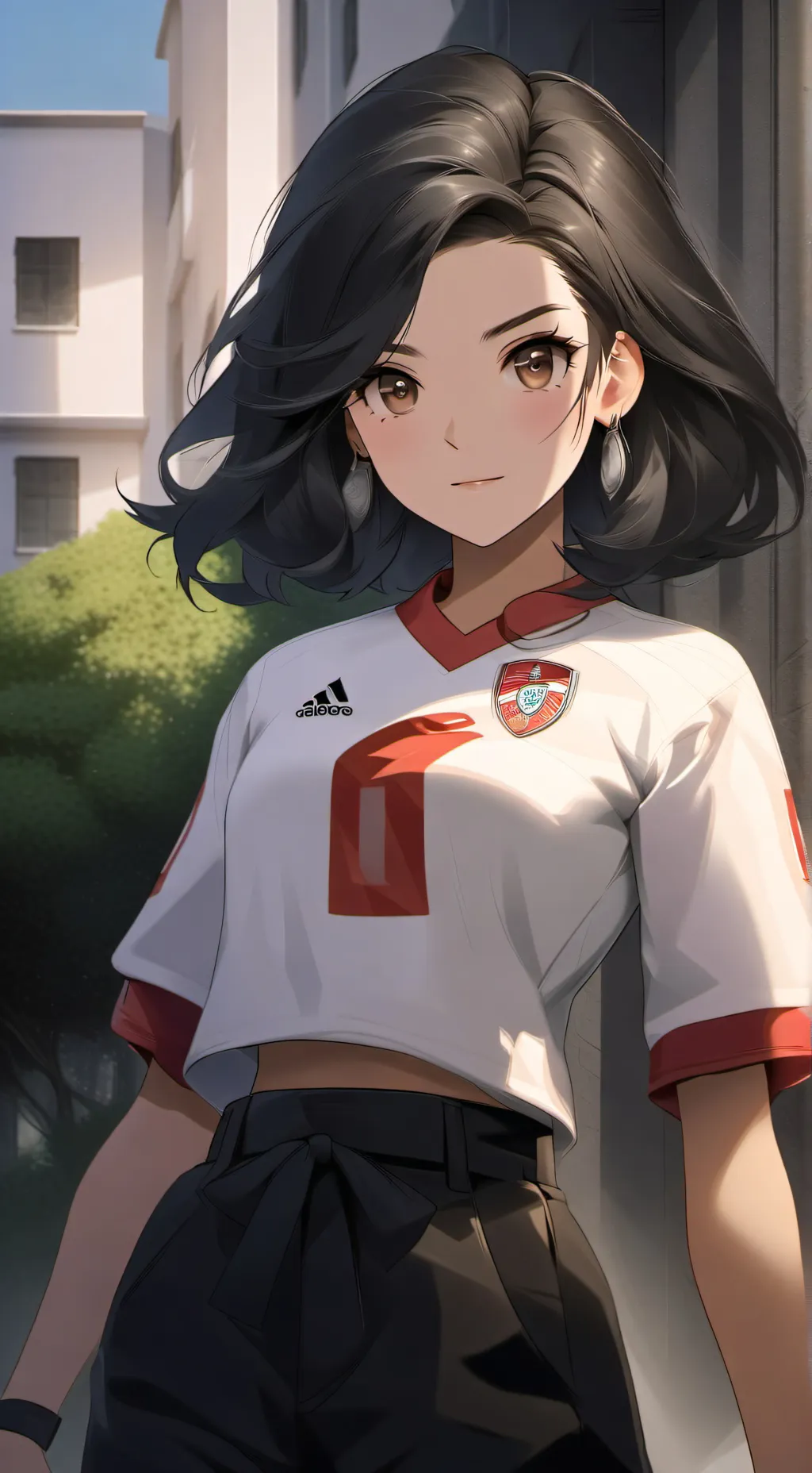 ai character: Laura Hernandéz  background