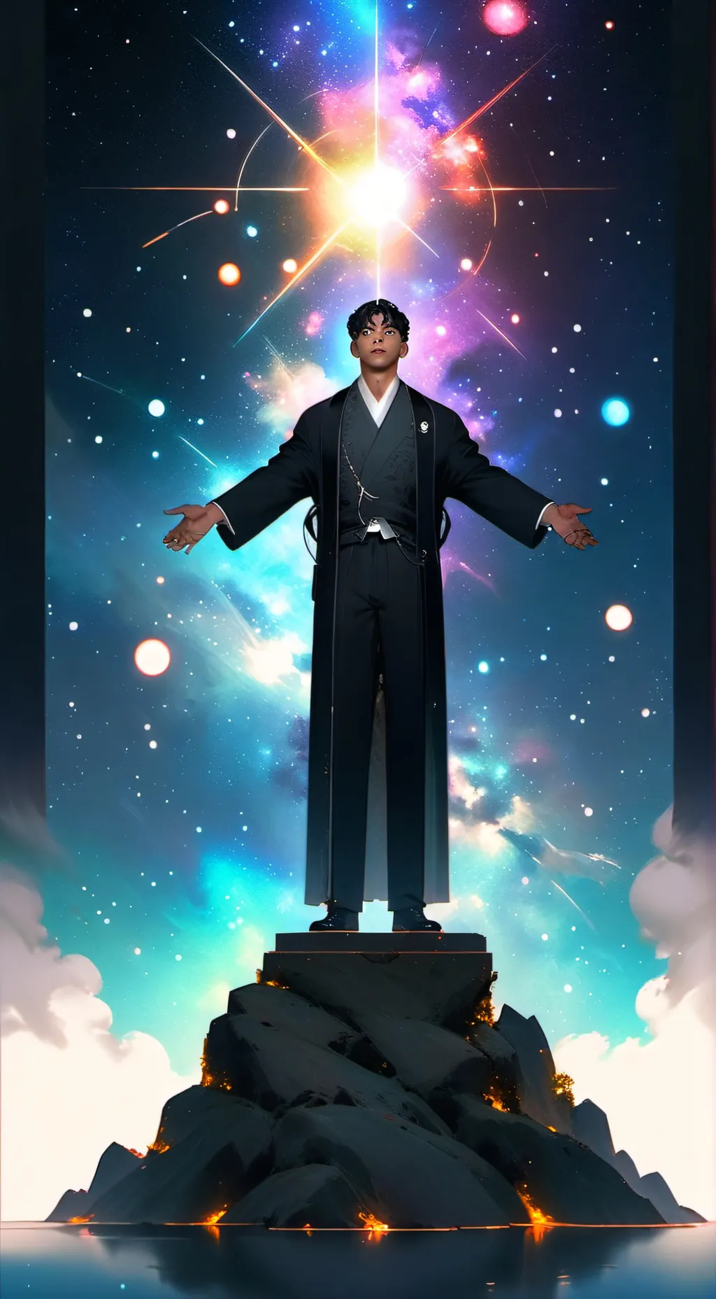 ai character: el ropa nica  background