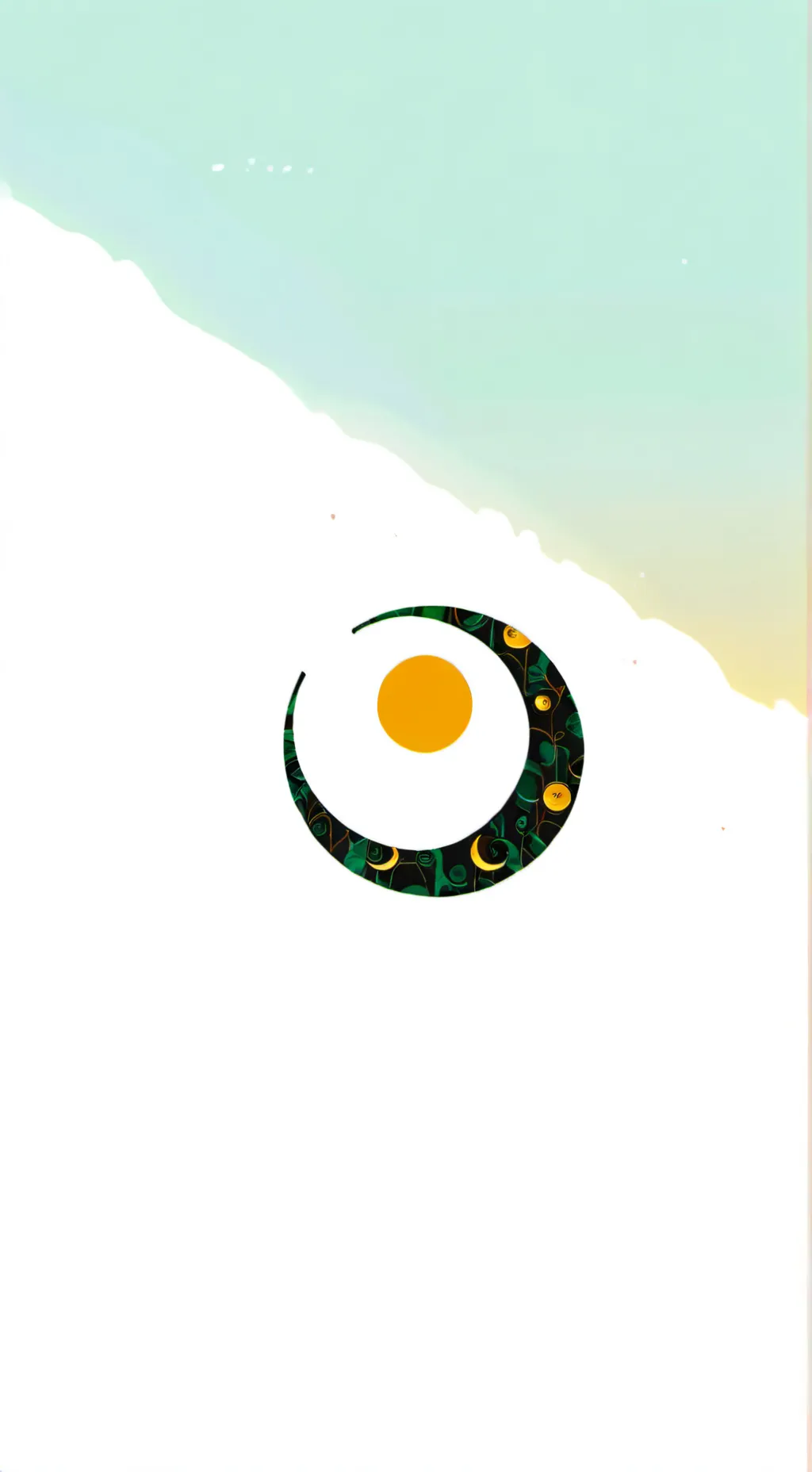 ai character: Sun and moon  background