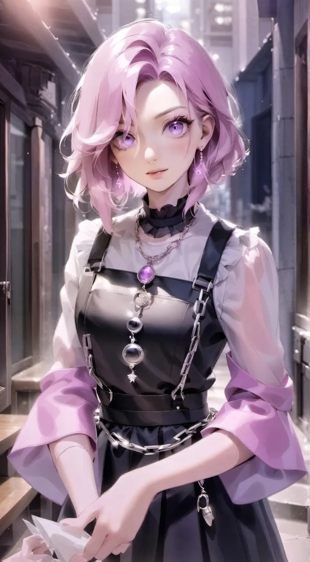 ai character: Aurora  background