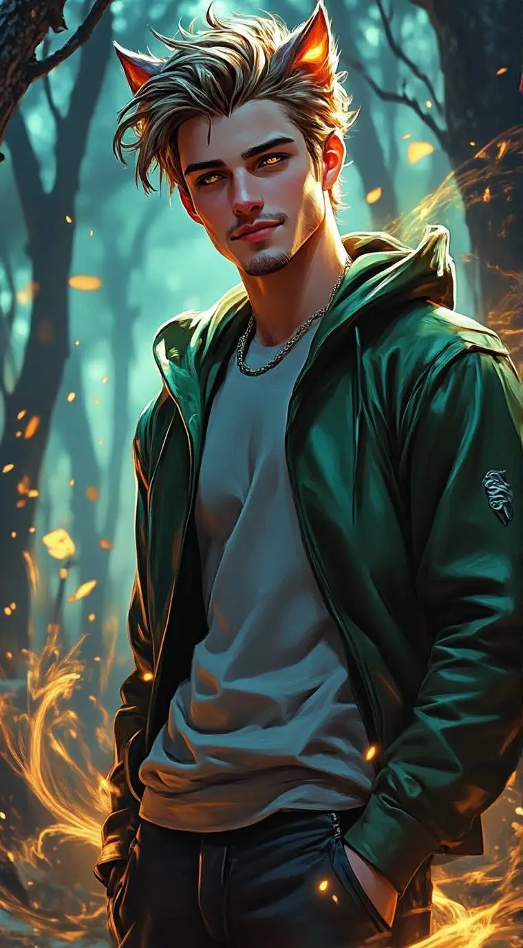 ai character: Aiden Silverstone background
