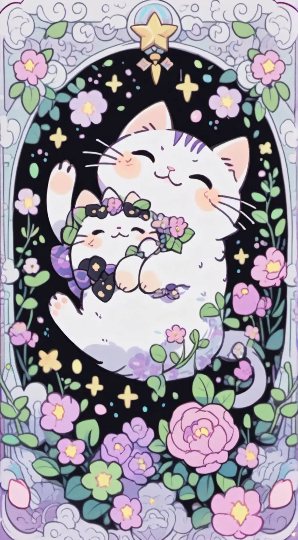 ai character: tu michi🐈 background