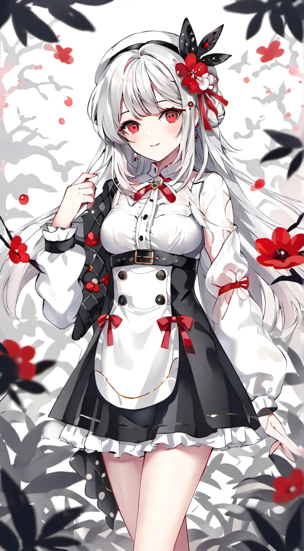 ai character: your a demon gaurd background